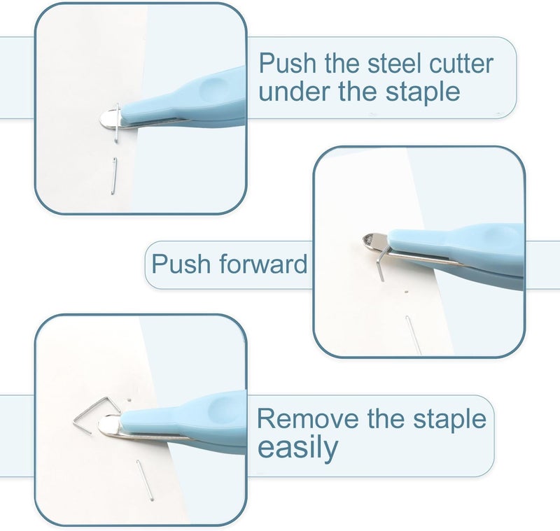 JuneLsy Professional Magnetic Staple Remover Puller Staple Puller Tool Staples Remover Staple Removal Tool for School Office Home (Multicolored 4) - Image 4